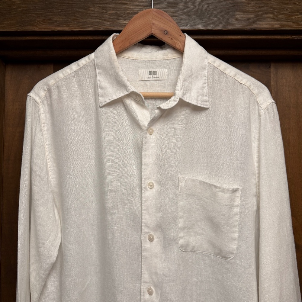 UNIQLO Premium Linen Shirt, Men's